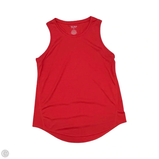 Athletic Tank Top By Tek Gear In Red, Size: M