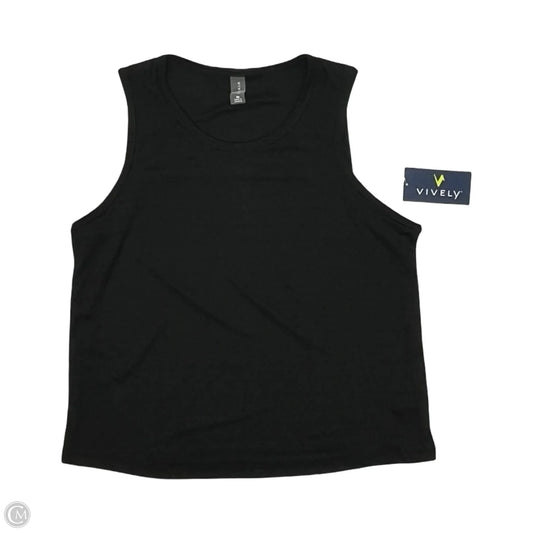 Athletic Tank Top By Clothes Mentor In Black, Size: M
