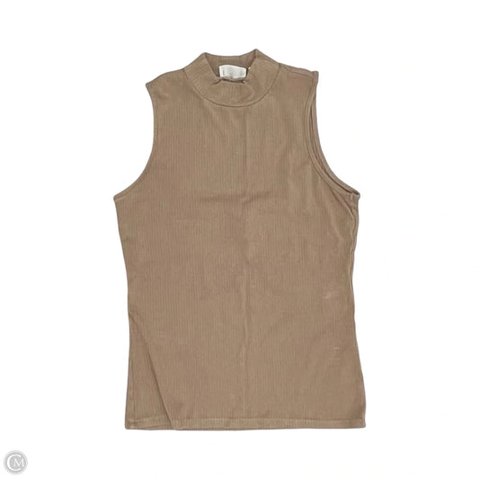 Top Sleeveless By Cyrus In Tan, Size: S