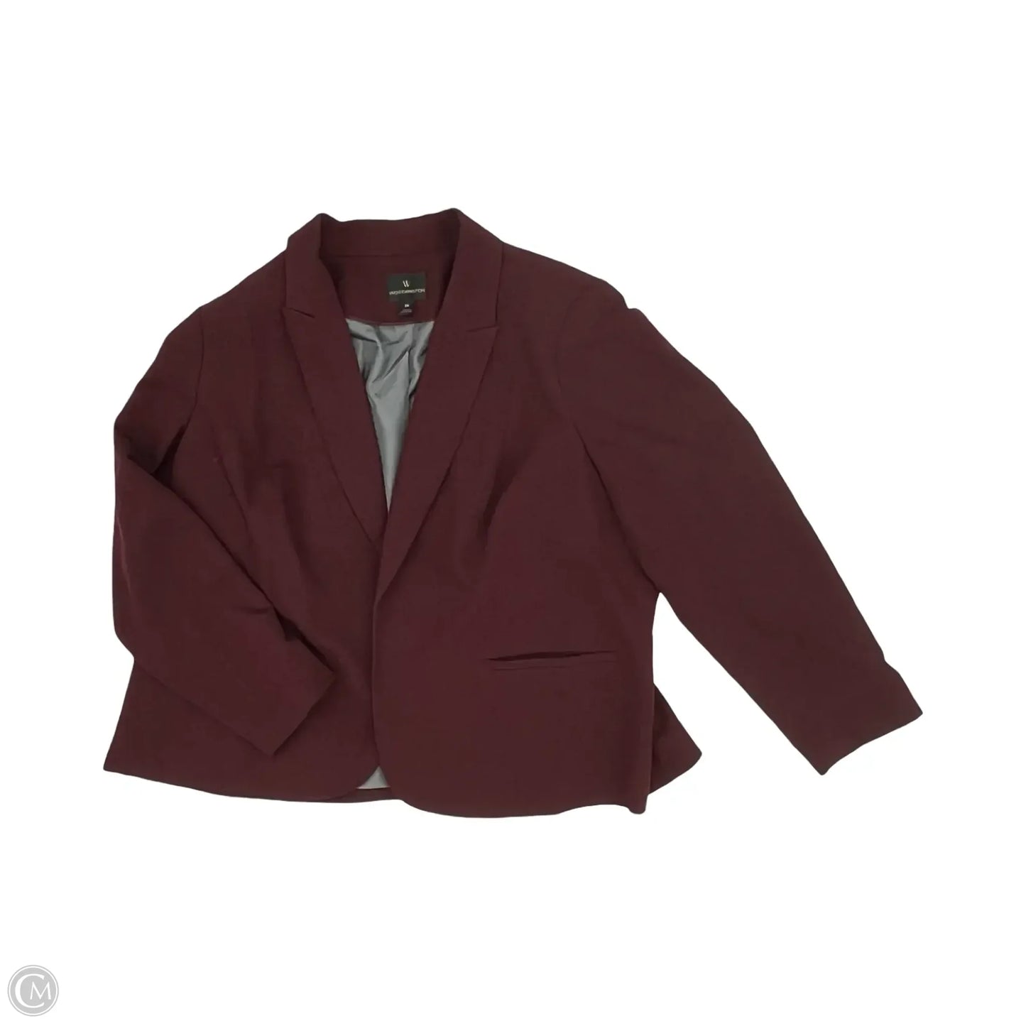 Blazer By Worthington In Maroon, Size: 3x