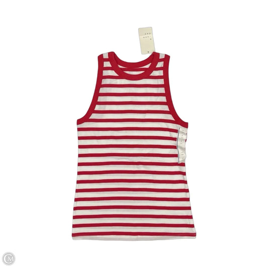 Tank Top By A New Day In Red & White, Size: L