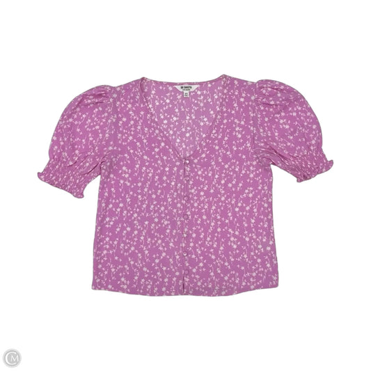 Blouse Short Sleeve By Bb Dakota In Pink, Size: Xs