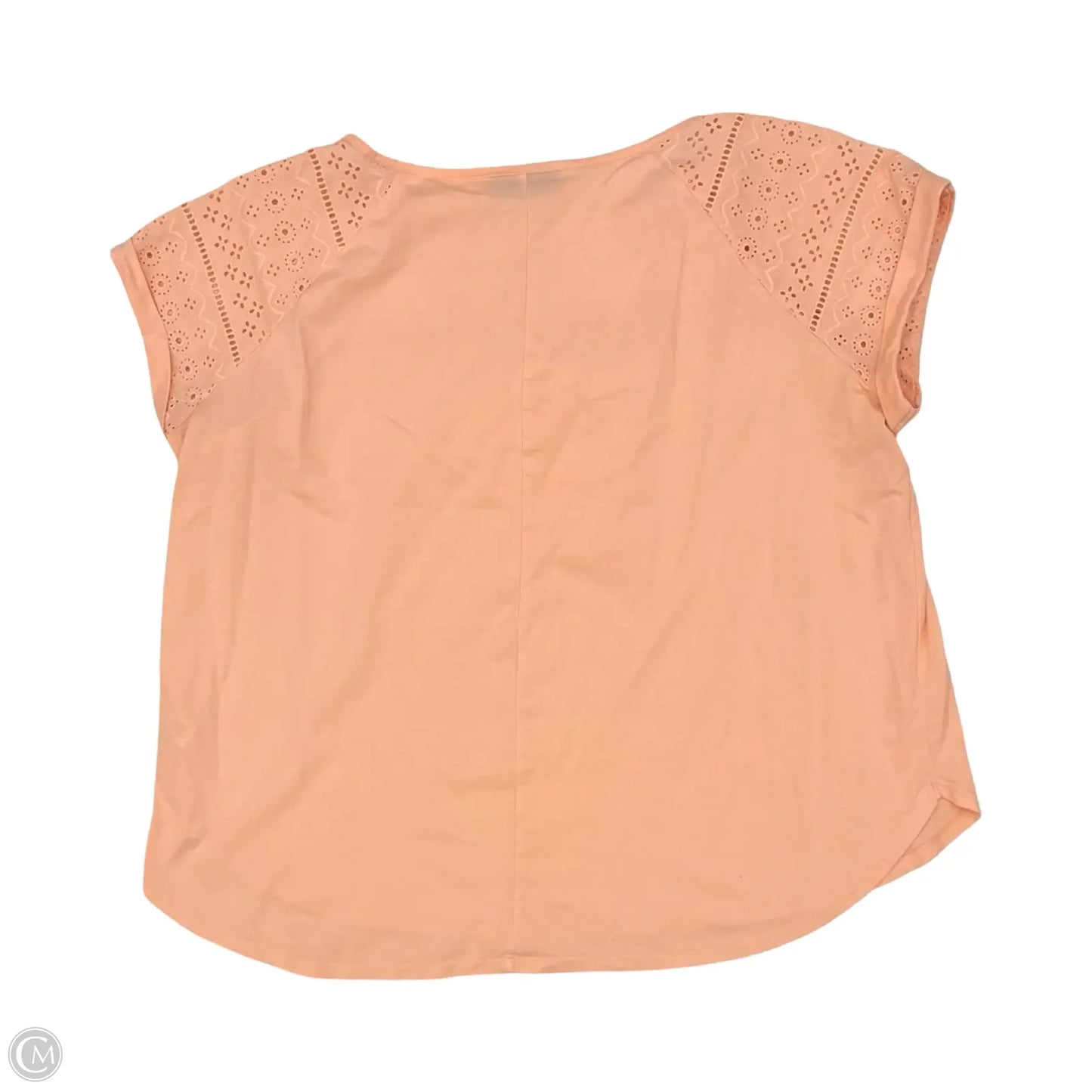 Top Short Sleeve By Lane Bryant In Peach, Size: 2x