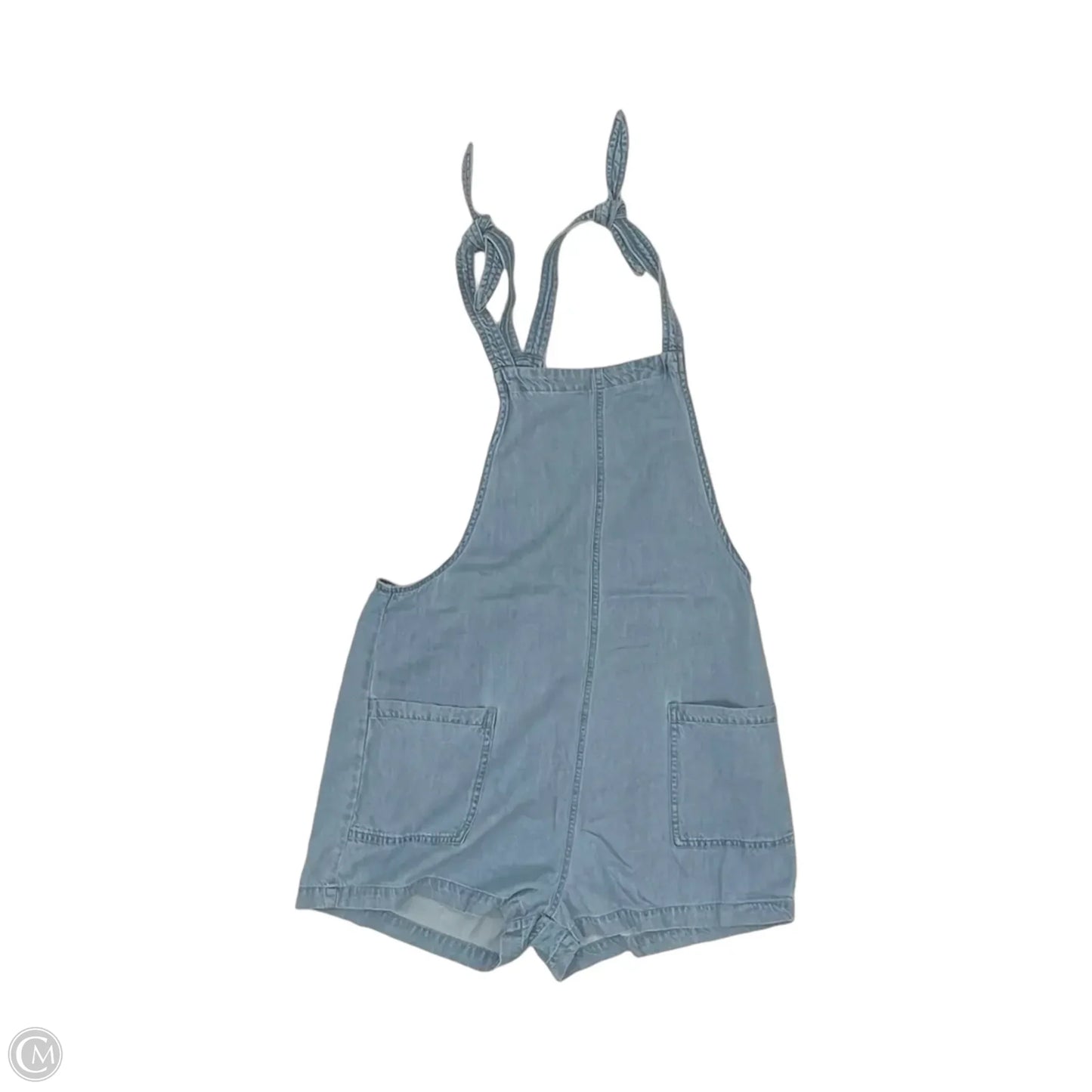 Romper By Celebrity Pink In Blue Denim, Size: M