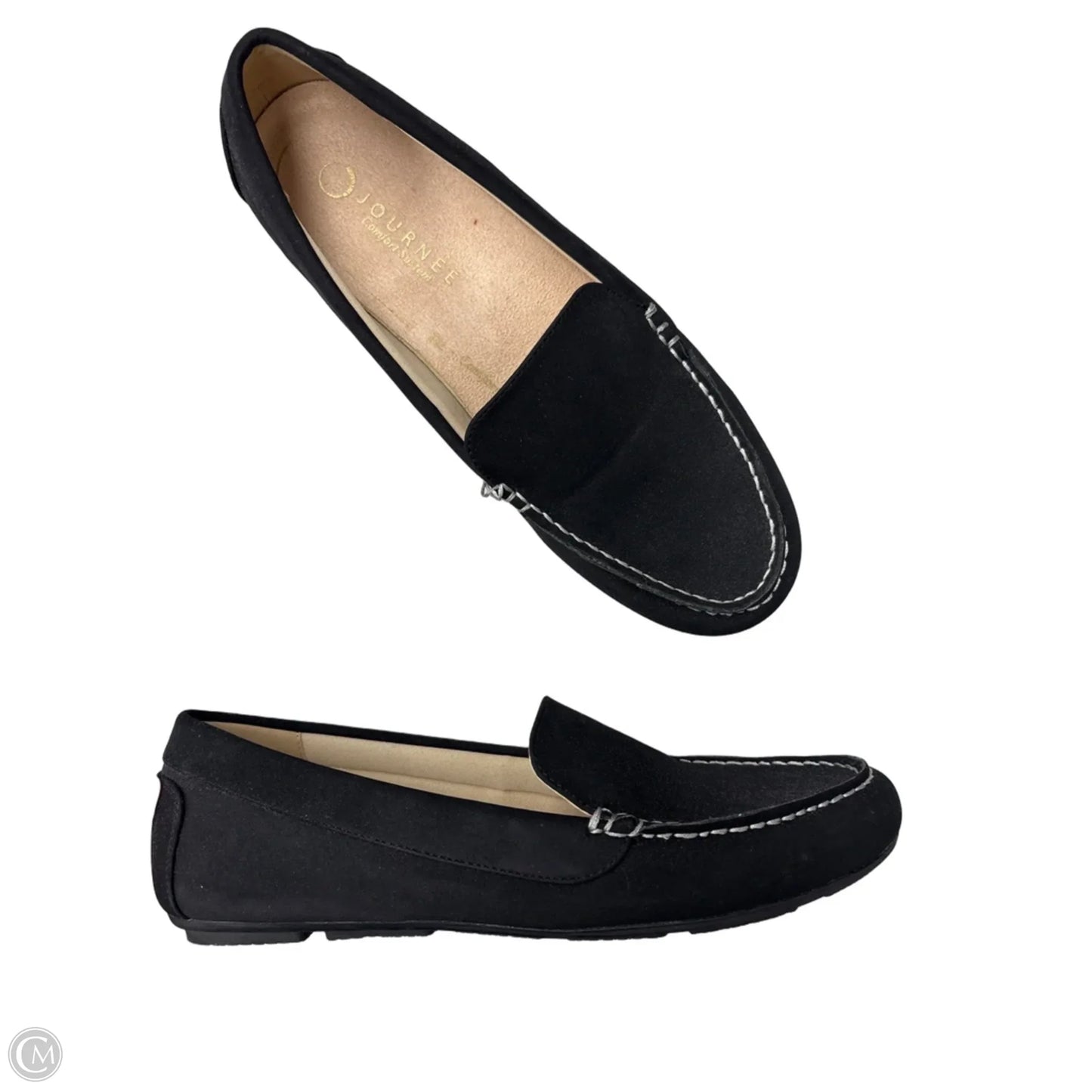 Shoes Flats By Journee In Black, Size: 8