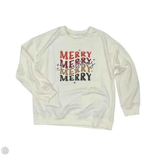 Sweatshirt Crewneck By Cme In White, Size: Xl