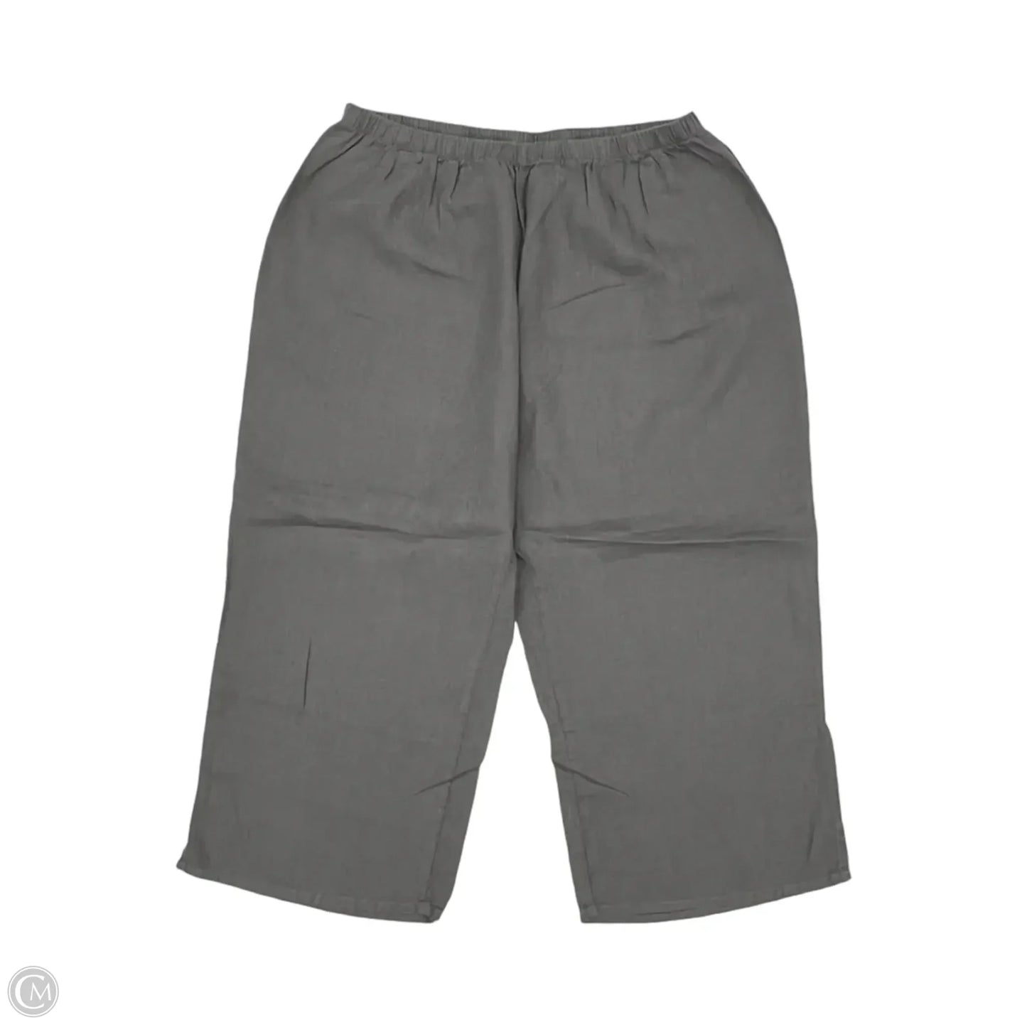 Pants Linen By Flax In Grey, Size: L