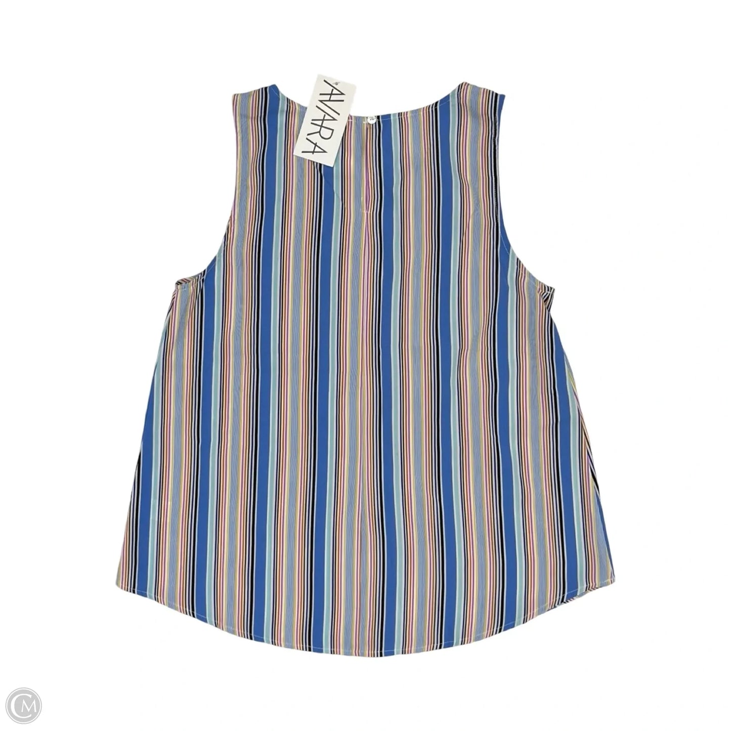 Blouse Sleeveless By Staccato In Blue, Size: M