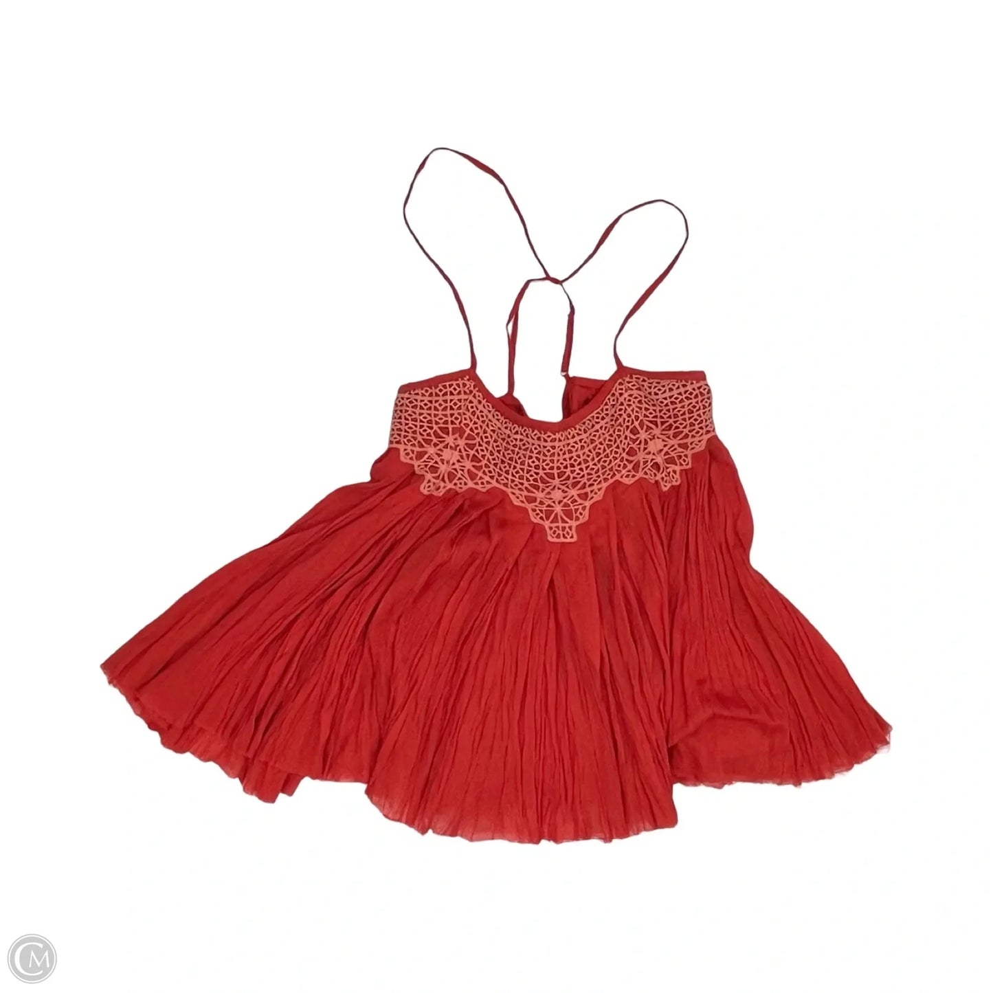 Tank Top By Free People In Red, Size: M