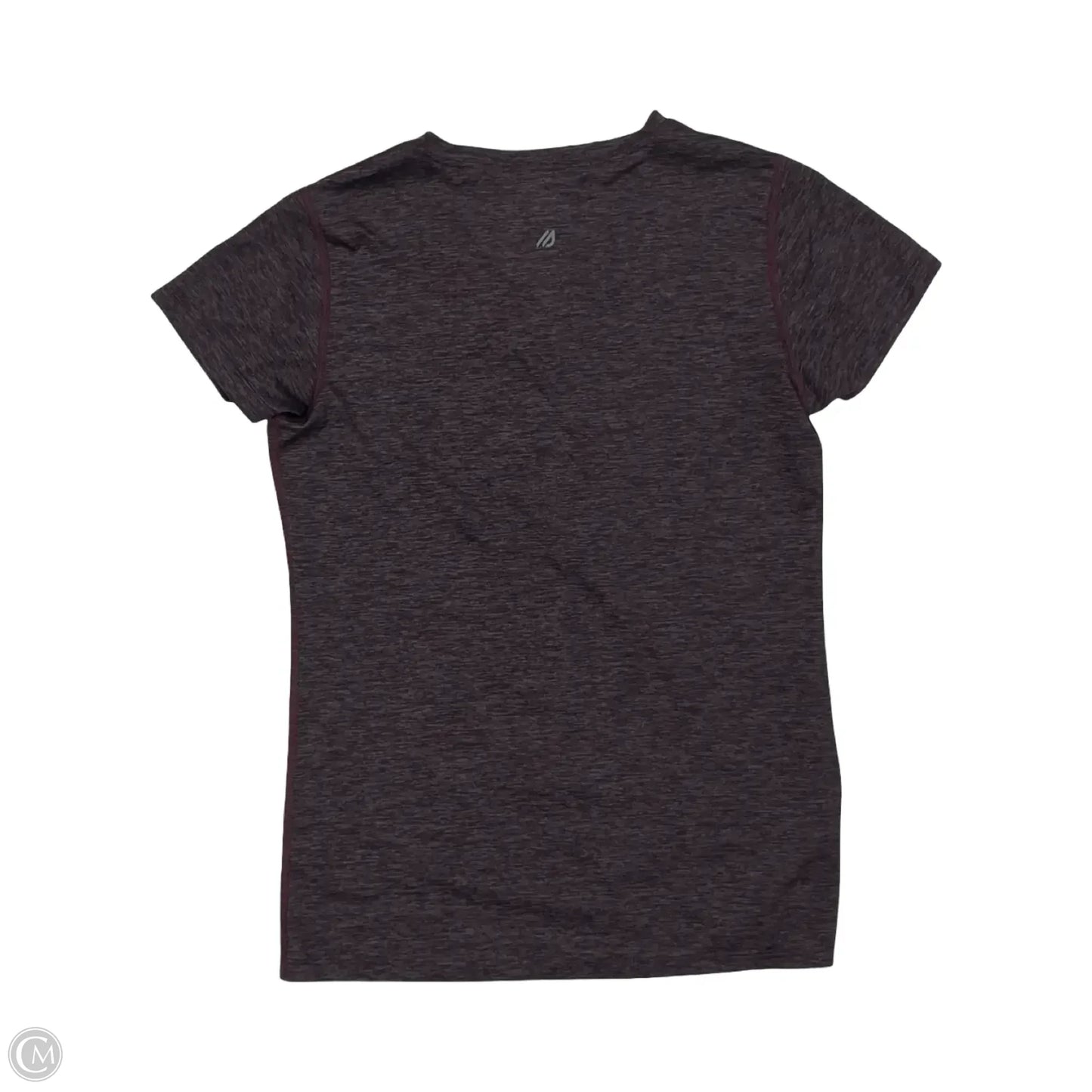 Athletic Top Short Sleeve By Eddie Bauer In Maroon, Size: M