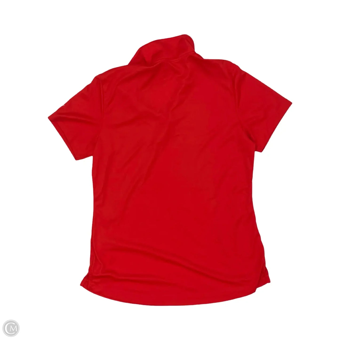 Athletic Top Short Sleeve By Puma In Red, Size: M