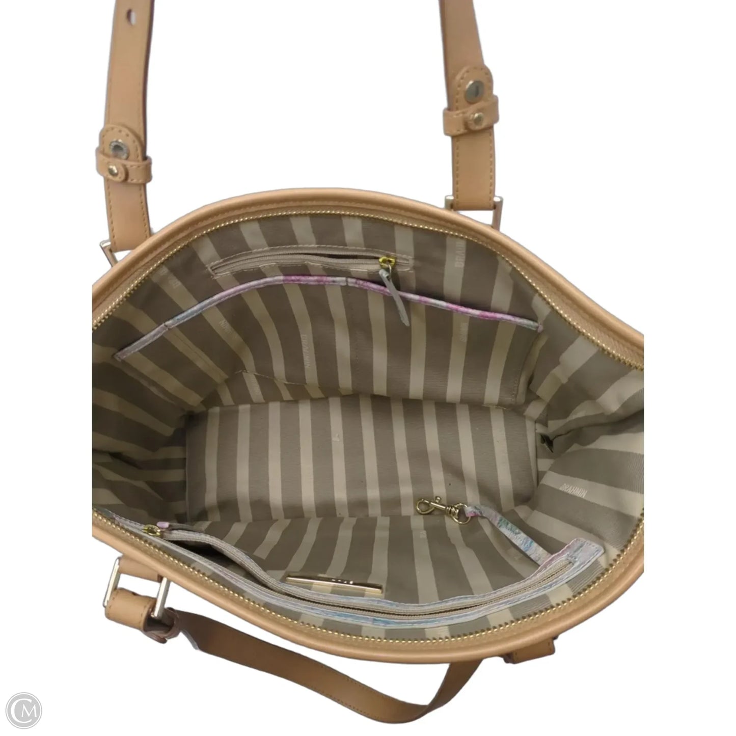 Handbag Designer By Brahmin, Size: Medium