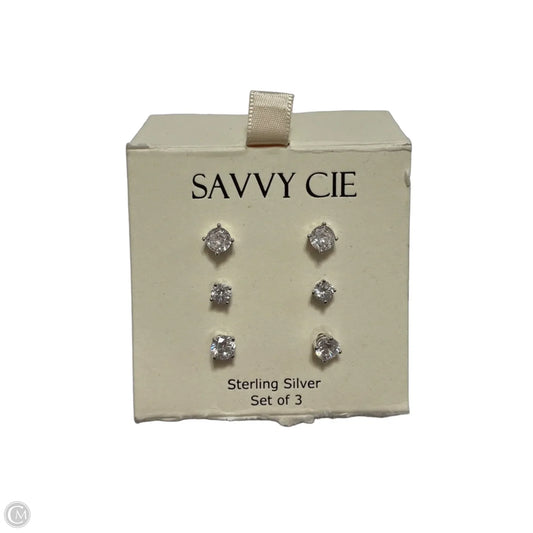 Earrings Stud By Cmc, Size: 03 Piece Set