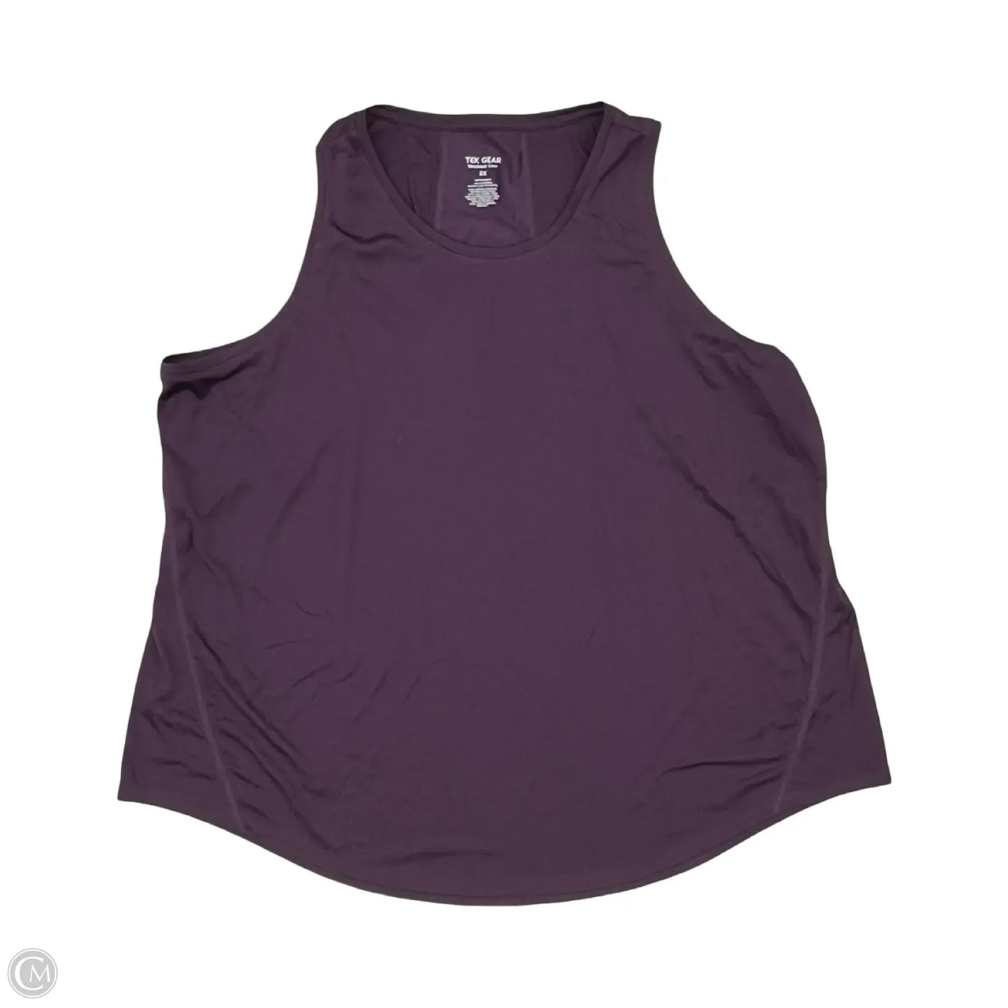 Athletic Tank Top By Tek Gear In Purple, Size: 3x