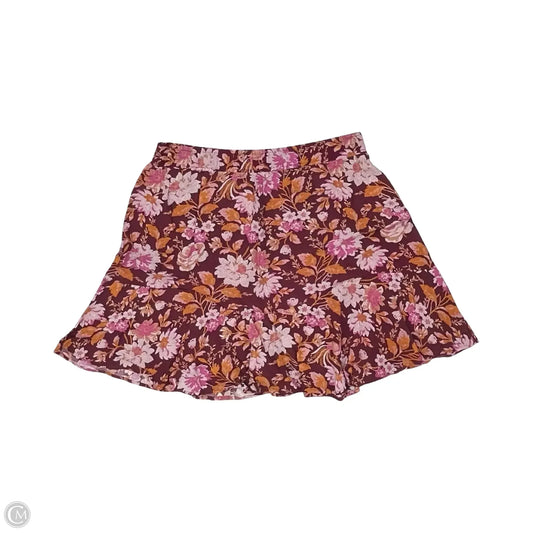 Skirt Mini & Short By Loft In Purple, Size: L