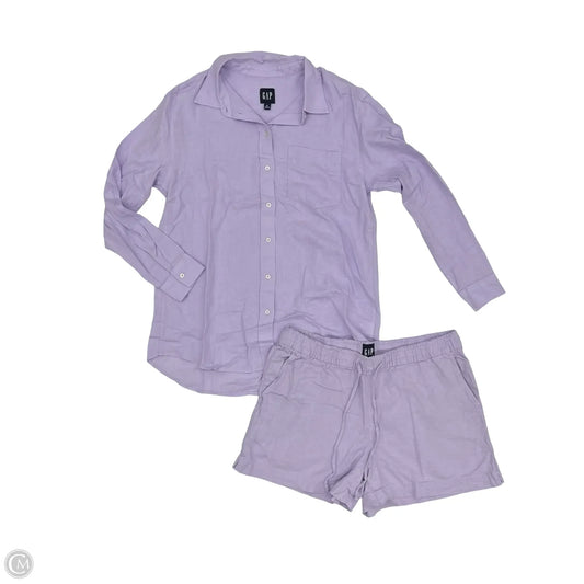 Shorts Set By Gap In Purple, Size: M