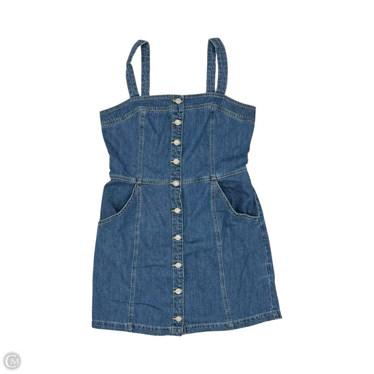 Dress Casual Short By Levis In Blue Denim, Size: L