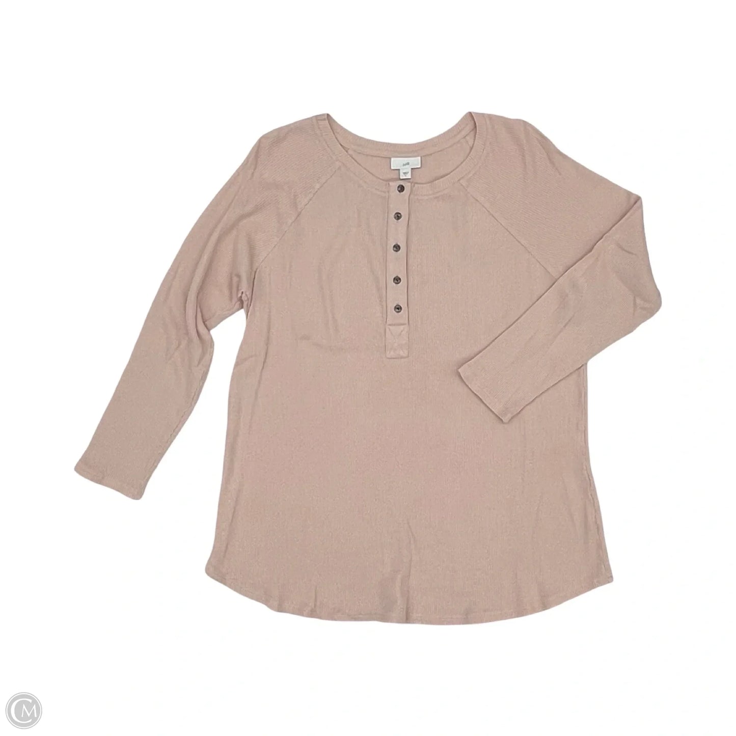 Top Long Sleeve By J. Jill In Pink, Size: Xl