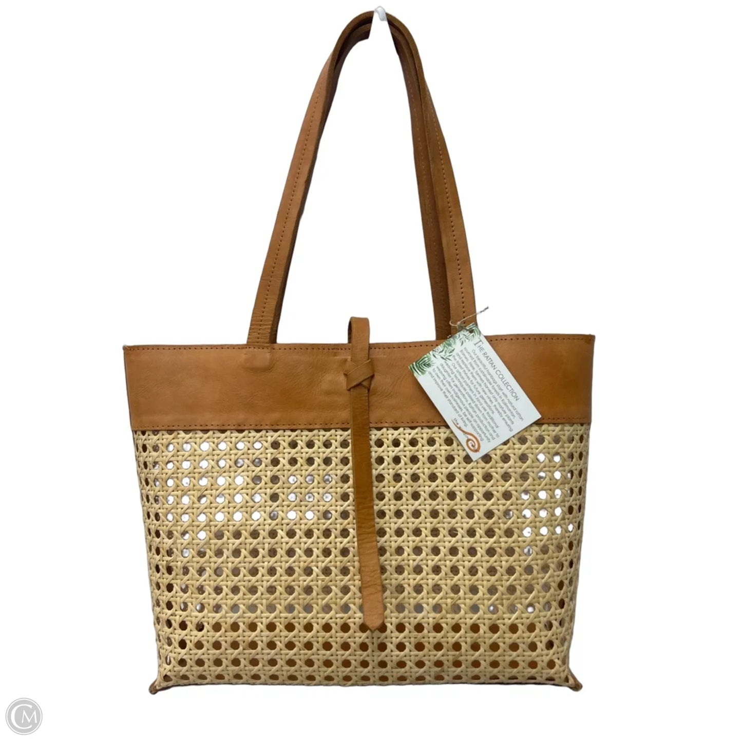 Tote Leather By Cmc, Size: Medium