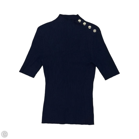 Sweater Short Sleeve By White House Black Market In Navy, Size: M