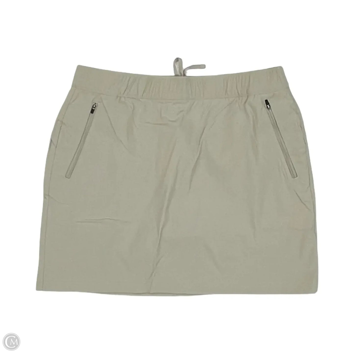 Athletic Skort By Eddie Bauer In Tan, Size: 14