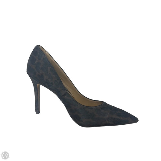 Sandals Heels Stiletto By Sam Edelman In Animal Print, Size: 8.5