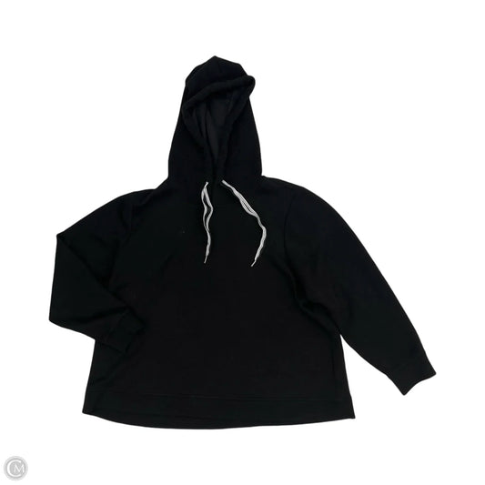 Sweatshirt Hoodie By Cable And Gauge In Black, Size: 1x