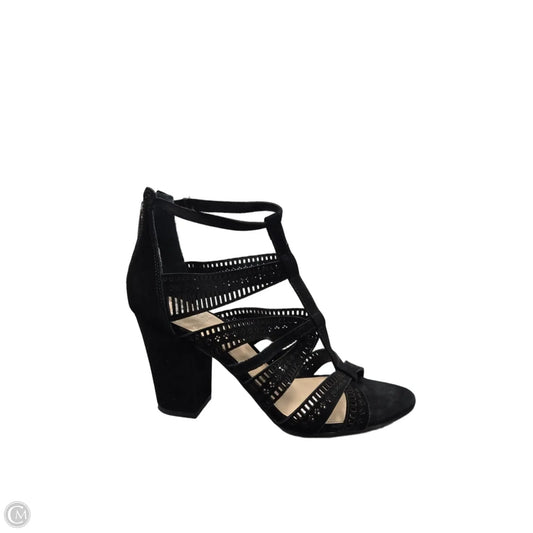 Sandals Heels Block By Vince Camuto In Black, Size: 9
