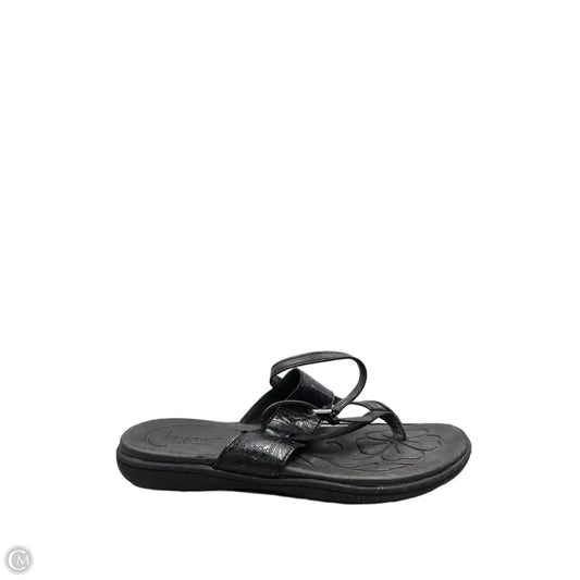 Sandals Flats By Boc In Black, Size: 9