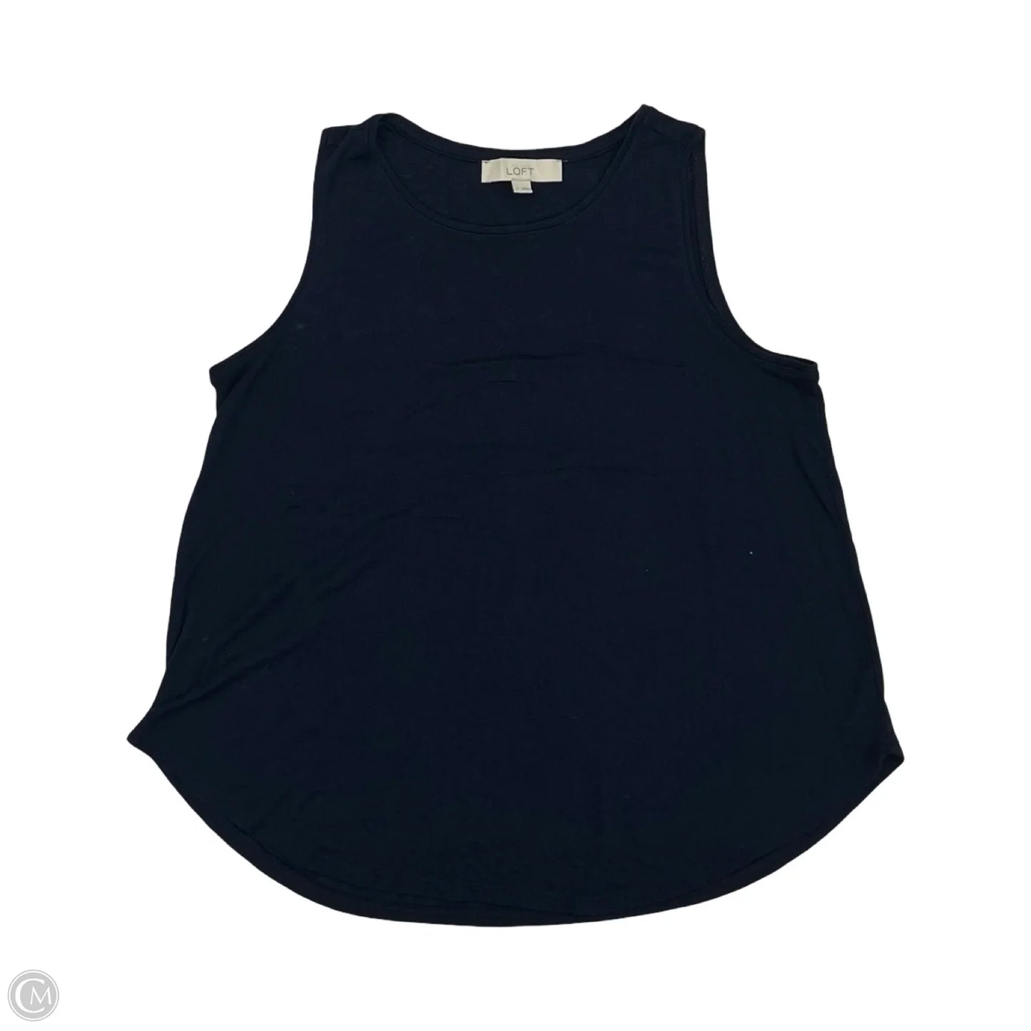 Top Sleeveless Basic By Loft In Navy, Size: M