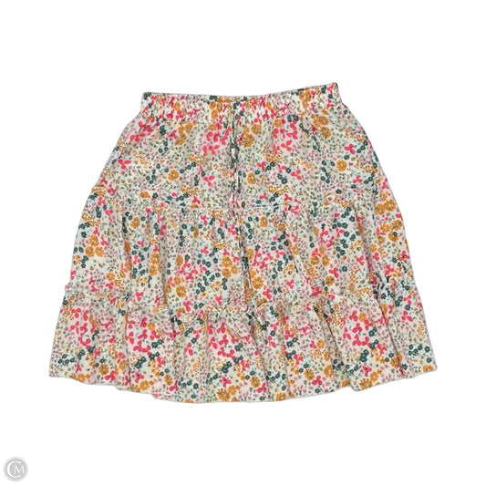 Skirt Midi By Shein In Floral Print, Size: Xl