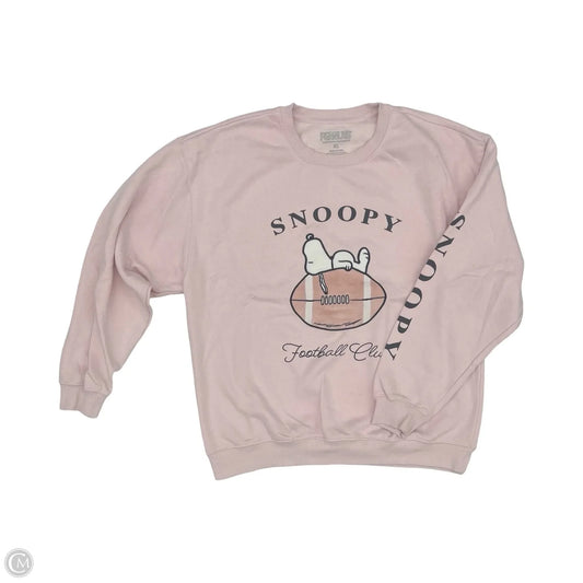 Sweatshirt Crewneck By Clothes Mentor In Pink, Size: Xl