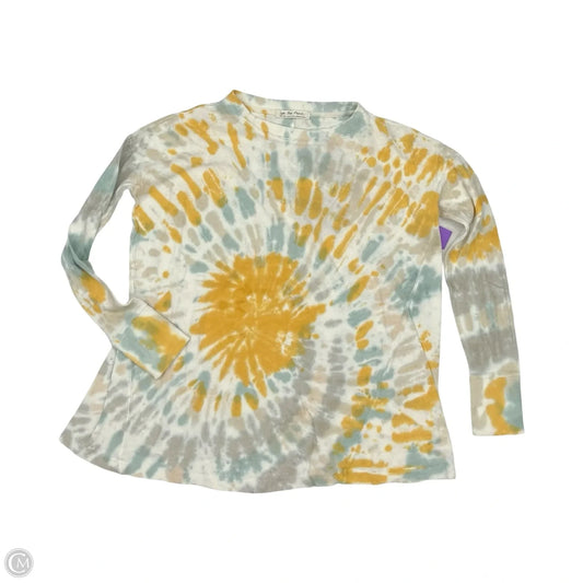 Top Long Sleeve By We The Free In Tie Dye Print, Size: Xs
