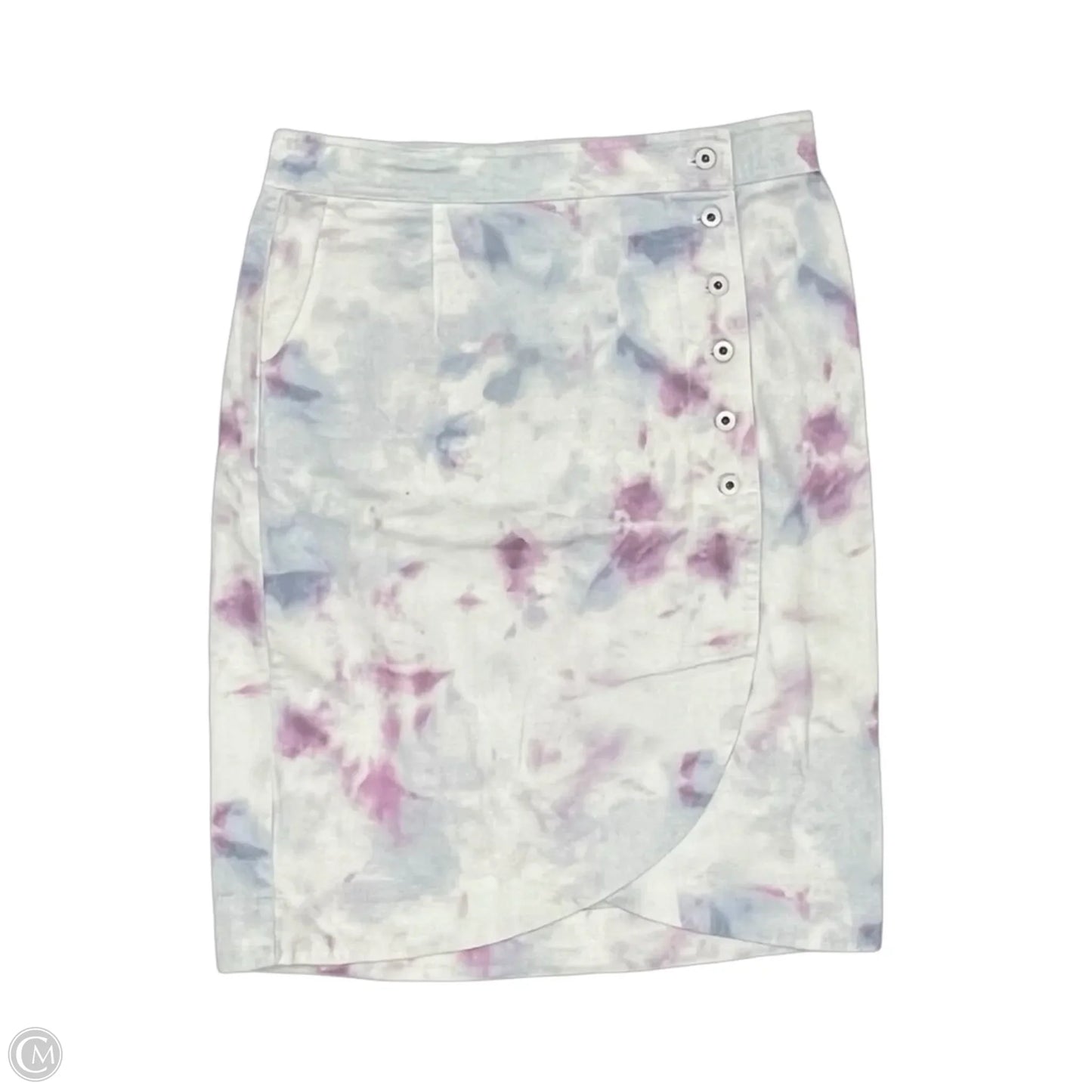 Skirt Midi By Anthropologie In Blue & Purple, Size: 10