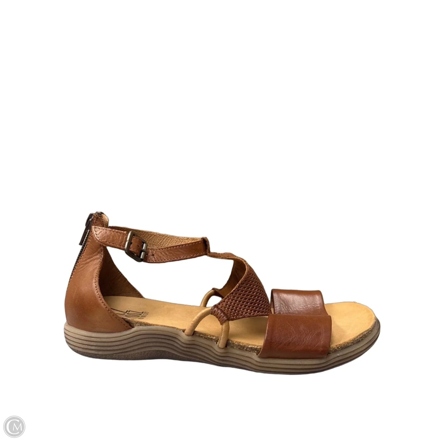 Sandals Flats By Miz Mooz In Tan, Size: 7.5