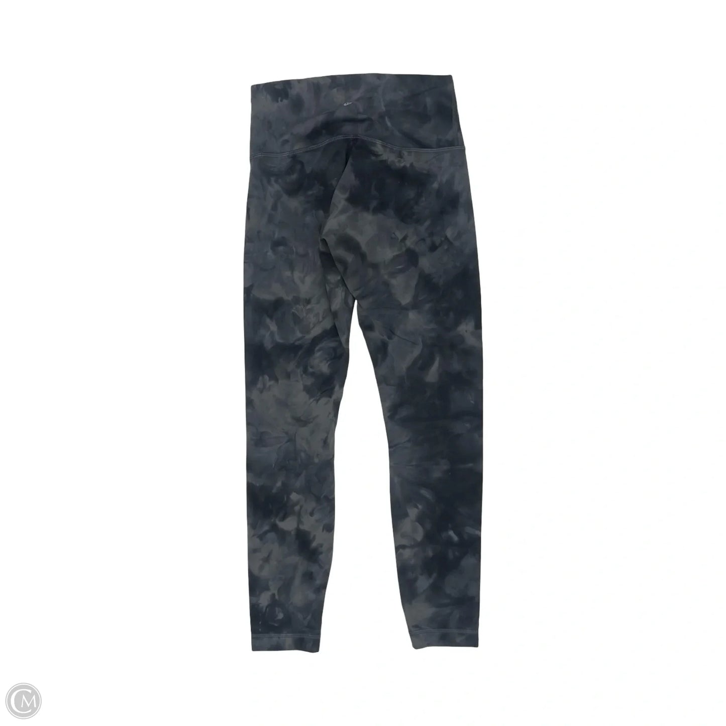 Athletic Leggings Capris By Lululemon In Black & Grey, Size: S