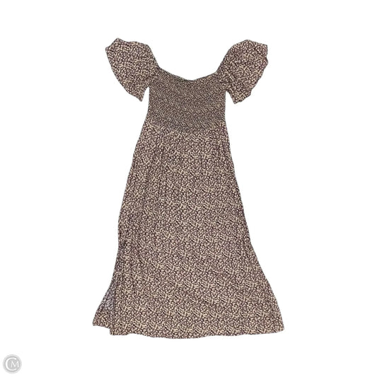 Dress Casual Midi By Free People In Purple & Yellow, Size: M