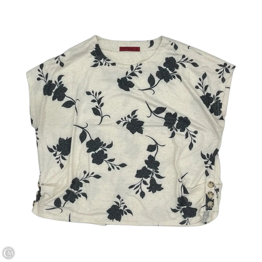 Top Sleeveless By Clothes Mentor In Black & Cream, Size: 3x