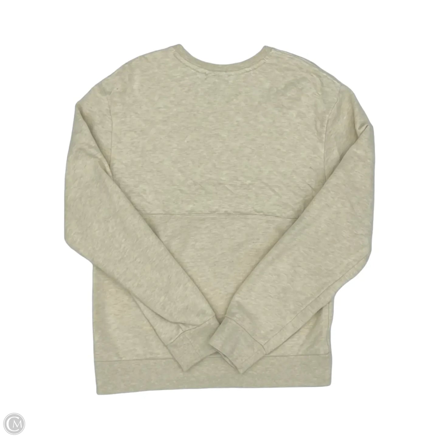 Athletic Sweatshirt Crewneck By Patagonia In Cream, Size: S