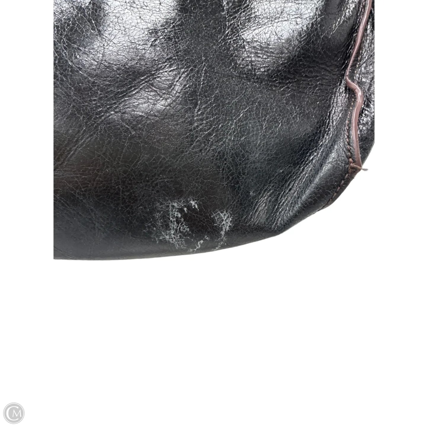 Handbag Leather By Hobo Intl, Size: Medium