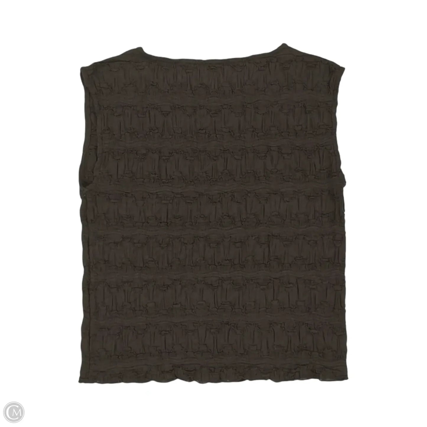 Top Short Sleeve By Loft In Brown, Size: M