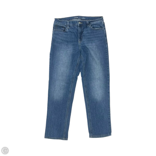 Jeans Straight By Old Navy In Blue Denim, Size: 8p