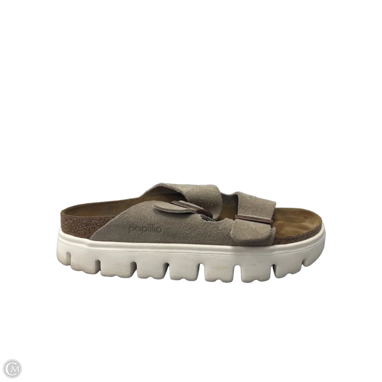 Sandals Flats By Birkenstock In Cream, Size: 9