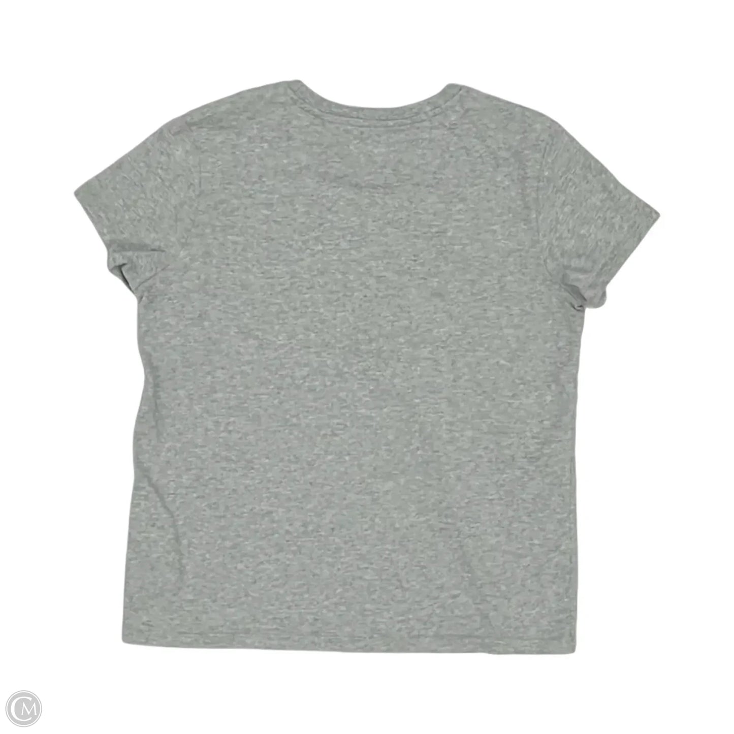 Top Short Sleeve By Levis In Grey, Size: L