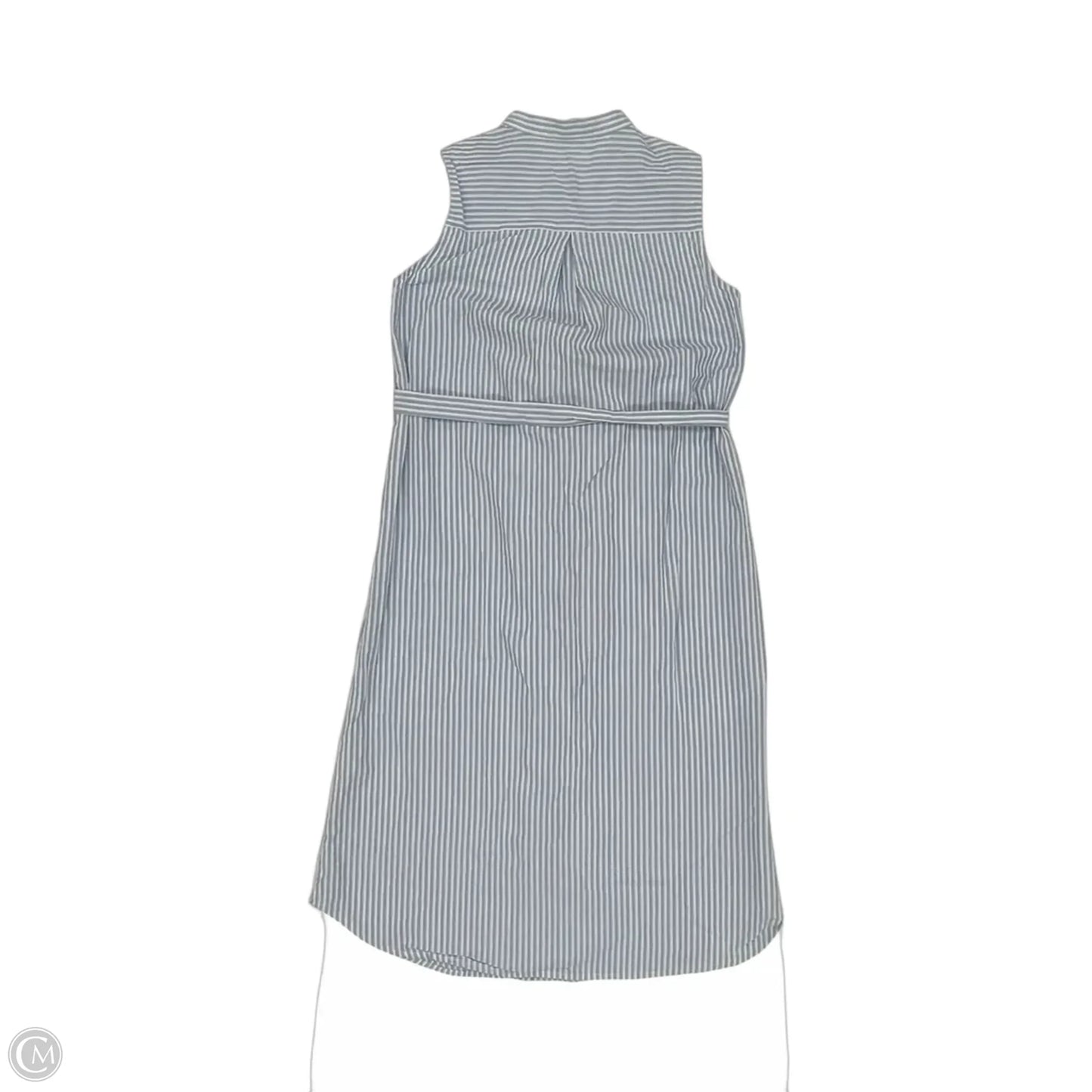 Dress Casual Midi By Vero Moda In Blue & White, Size: M