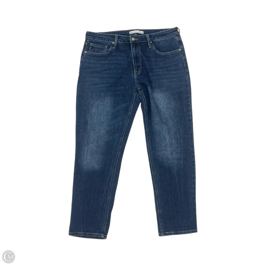 Jeans Straight By Kancan In Blue Denim, Size: 10