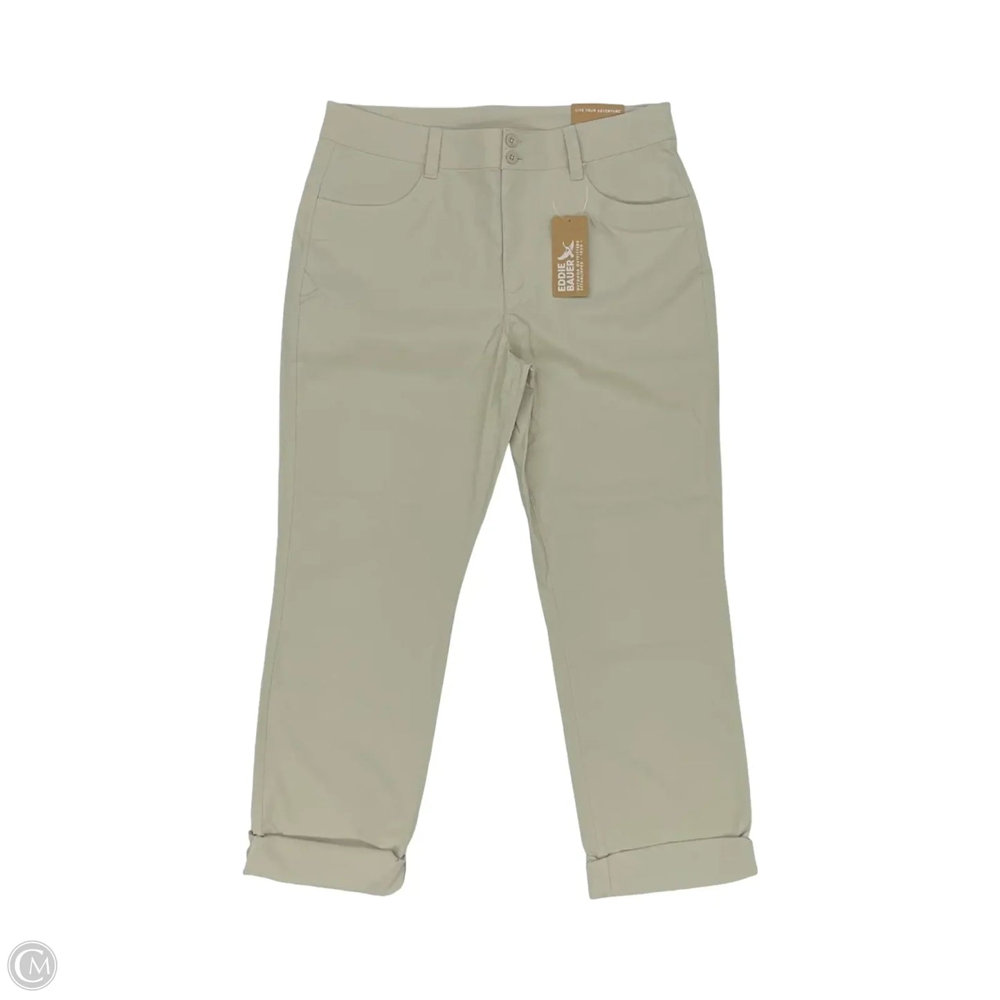 Athletic Pants By Eddie Bauer In Tan, Size: 14l