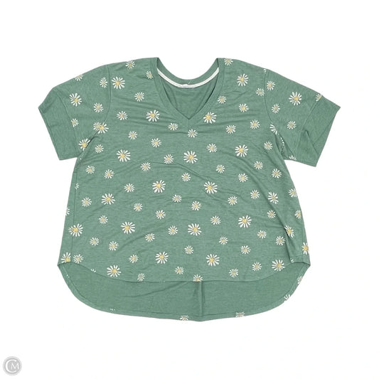 Top Short Sleeve By Jane And Delancey In Green, Size: 2x