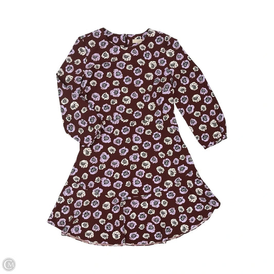 Dress Party Short By Loft In Maroon, Size: 14