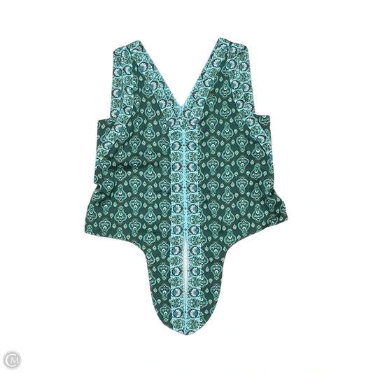 Blouse Sleeveless By Loft In Green, Size: Xs